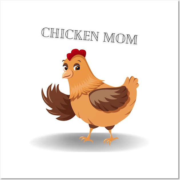 CHICKEN MOM #2 Wall Art by Pastoress Smith